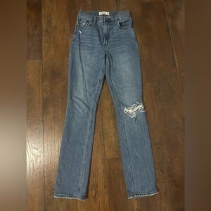 Abercrombie & Fitch 90s Slim Straight Ultra High Rise jeans 25R